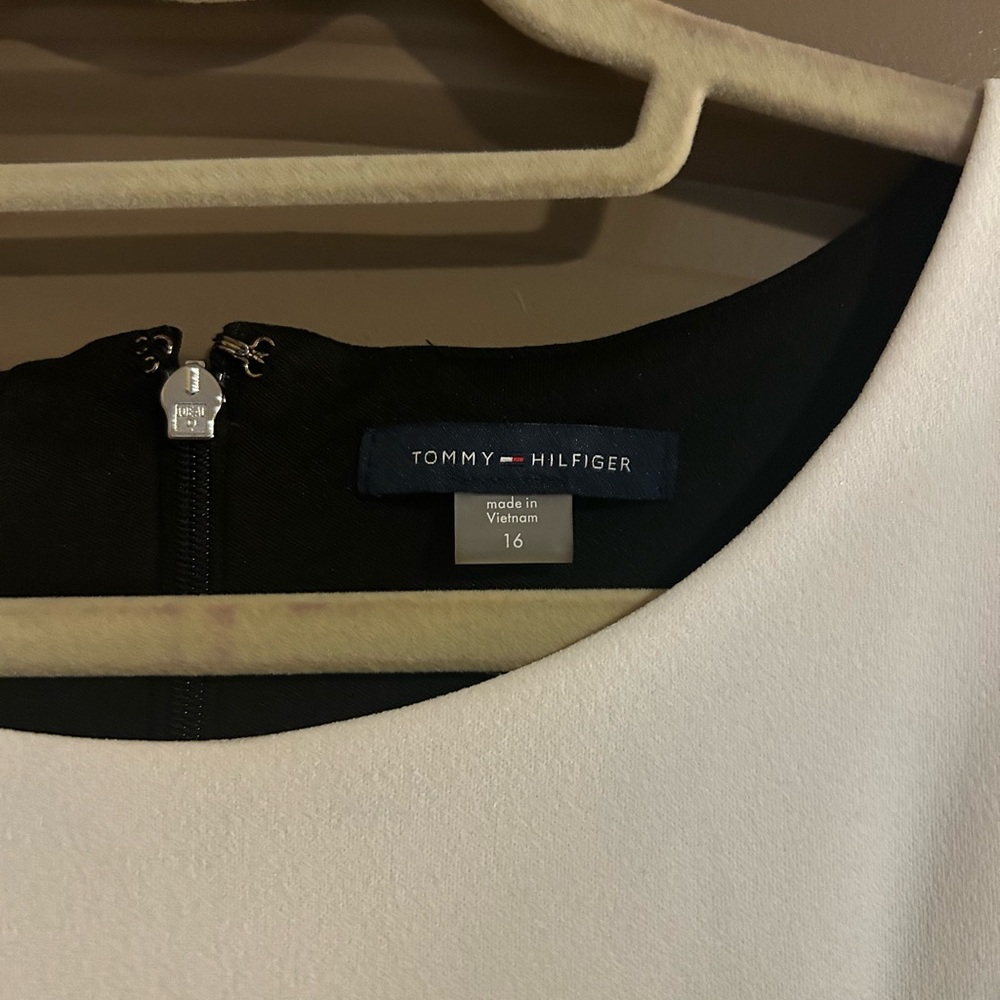 Brand new Tommy Hilfiger Black and White Pantsuit. Size 16.